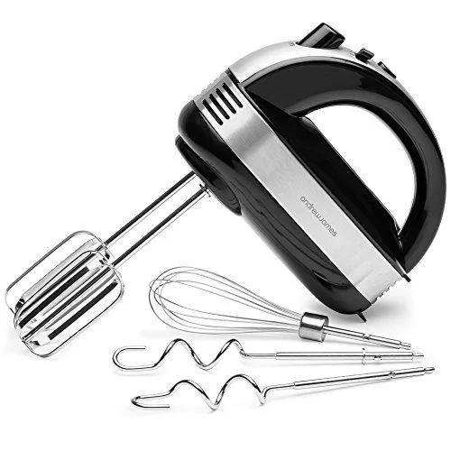 Electric Handheld Whisk 7 Speed Hand Mixer Kitchen Egg Beater Cream Cake Blender